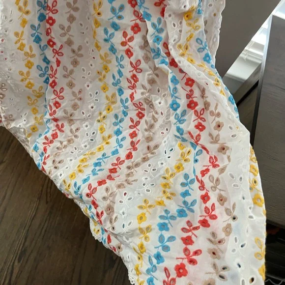 NWT Kimberly Whitman x Antonio Melani  Floral Embroidered Eyelet Dress - Picture 8 of 9